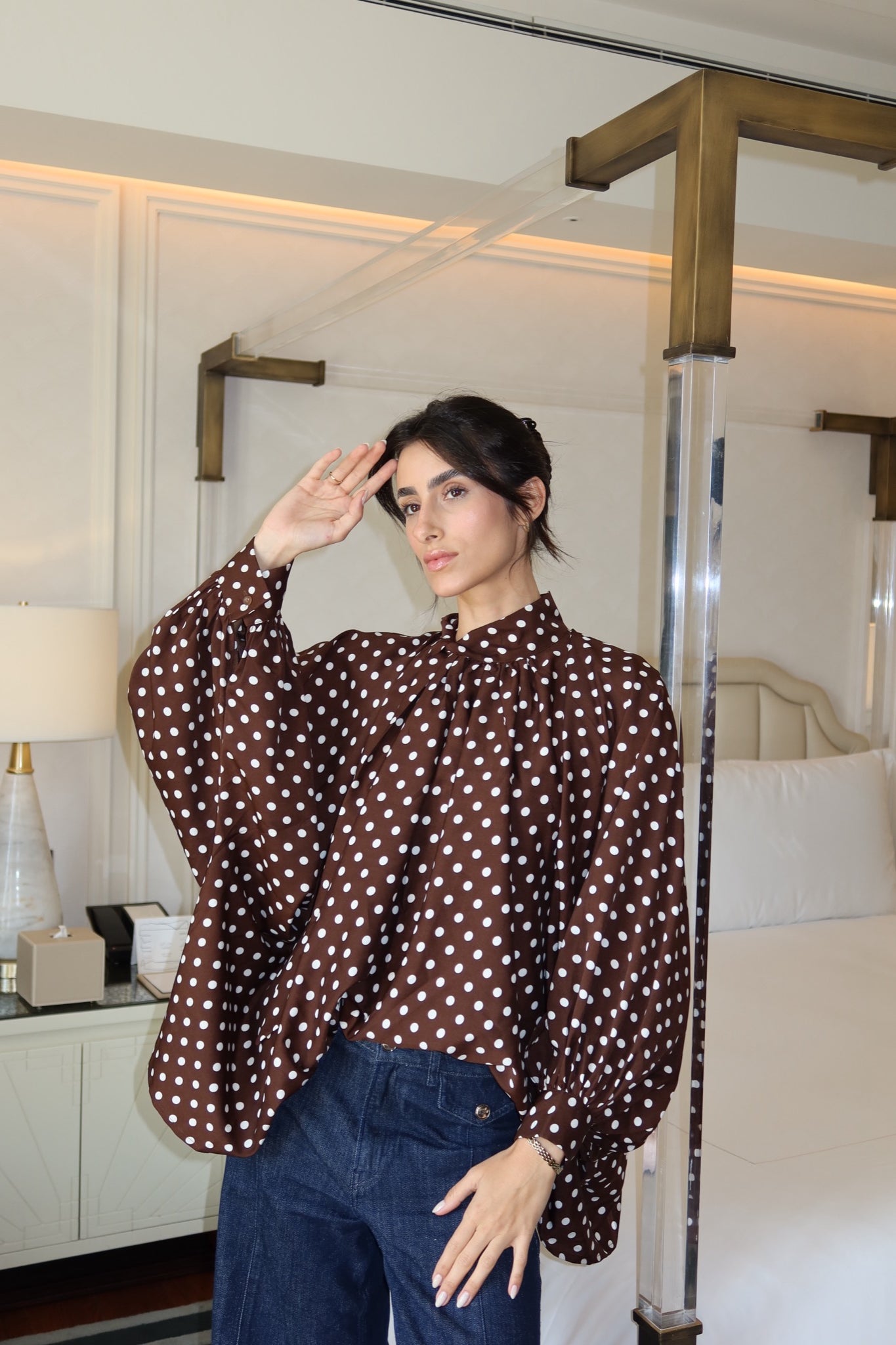 Polka Flow Blouse