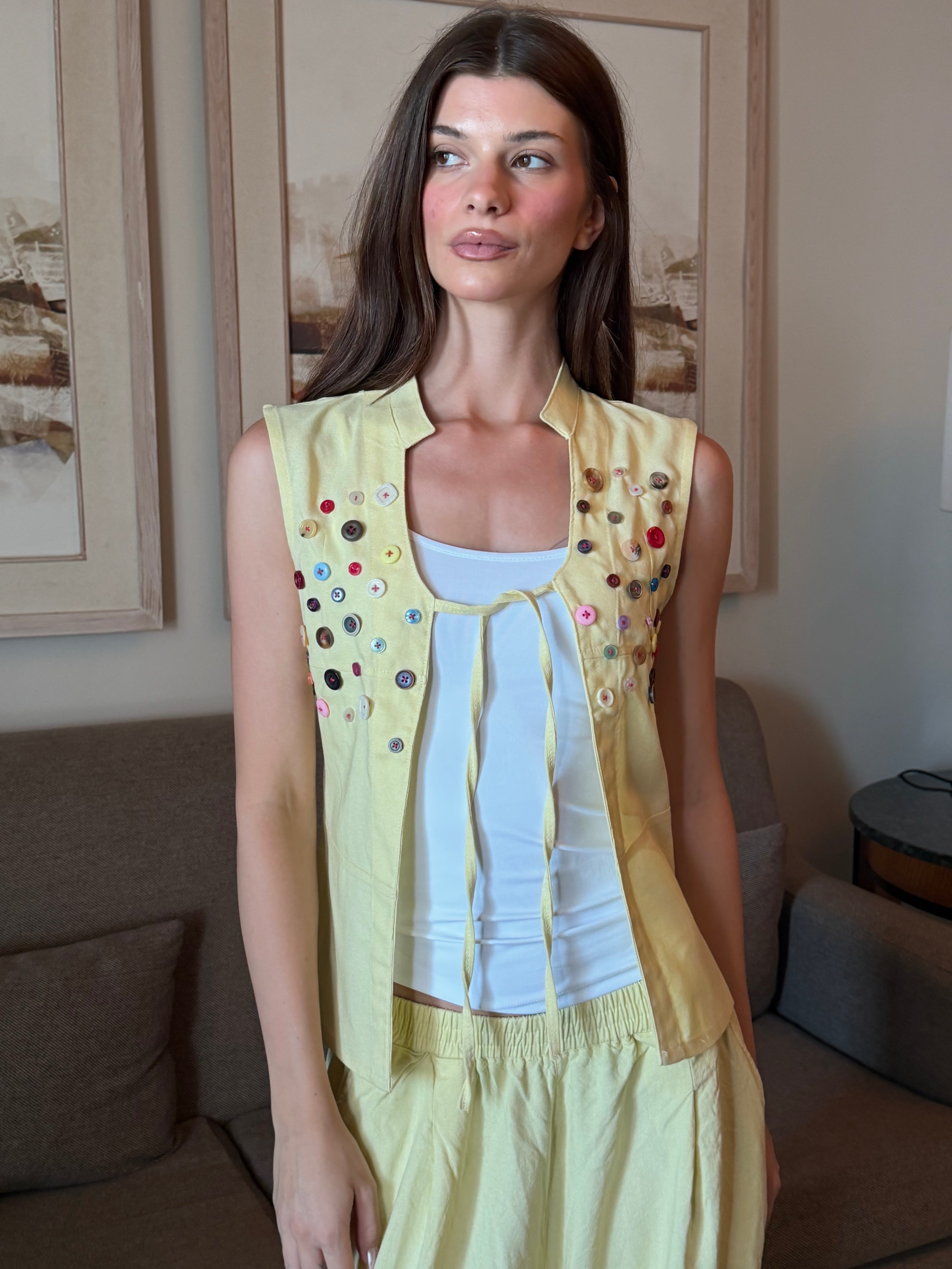 Button Extension In Vest