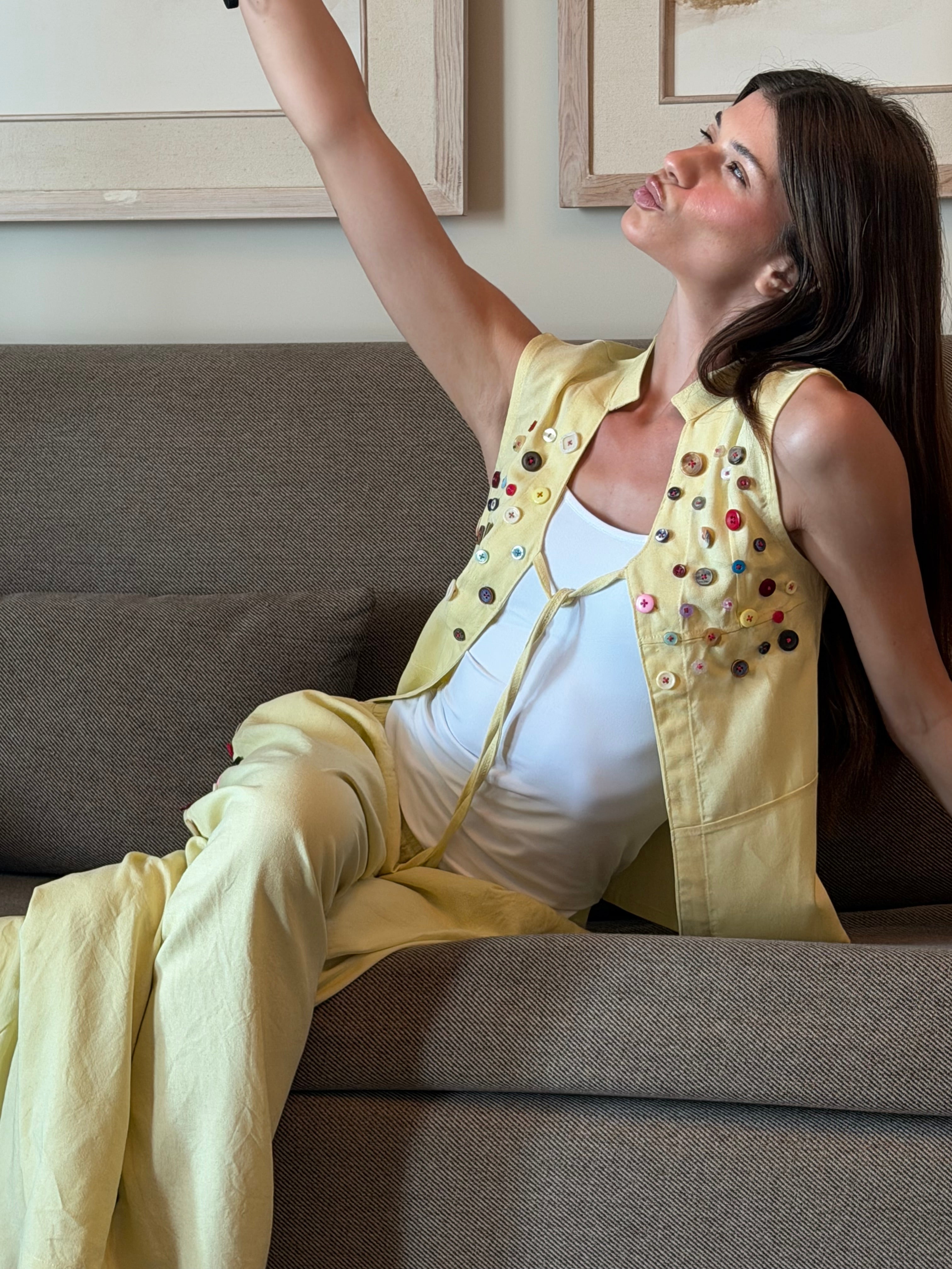 Button Extension In Vest
