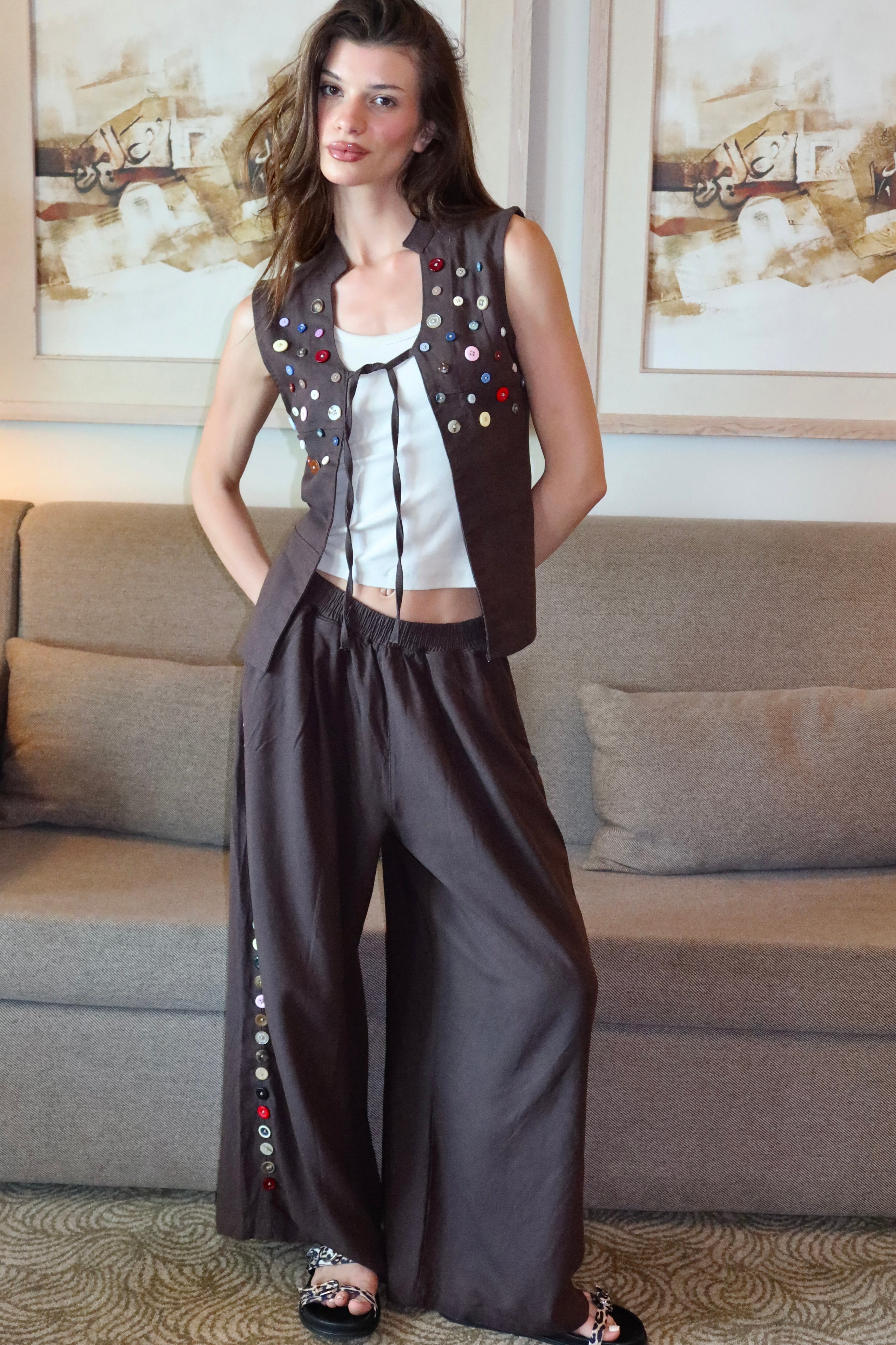 Button Extension In Vest