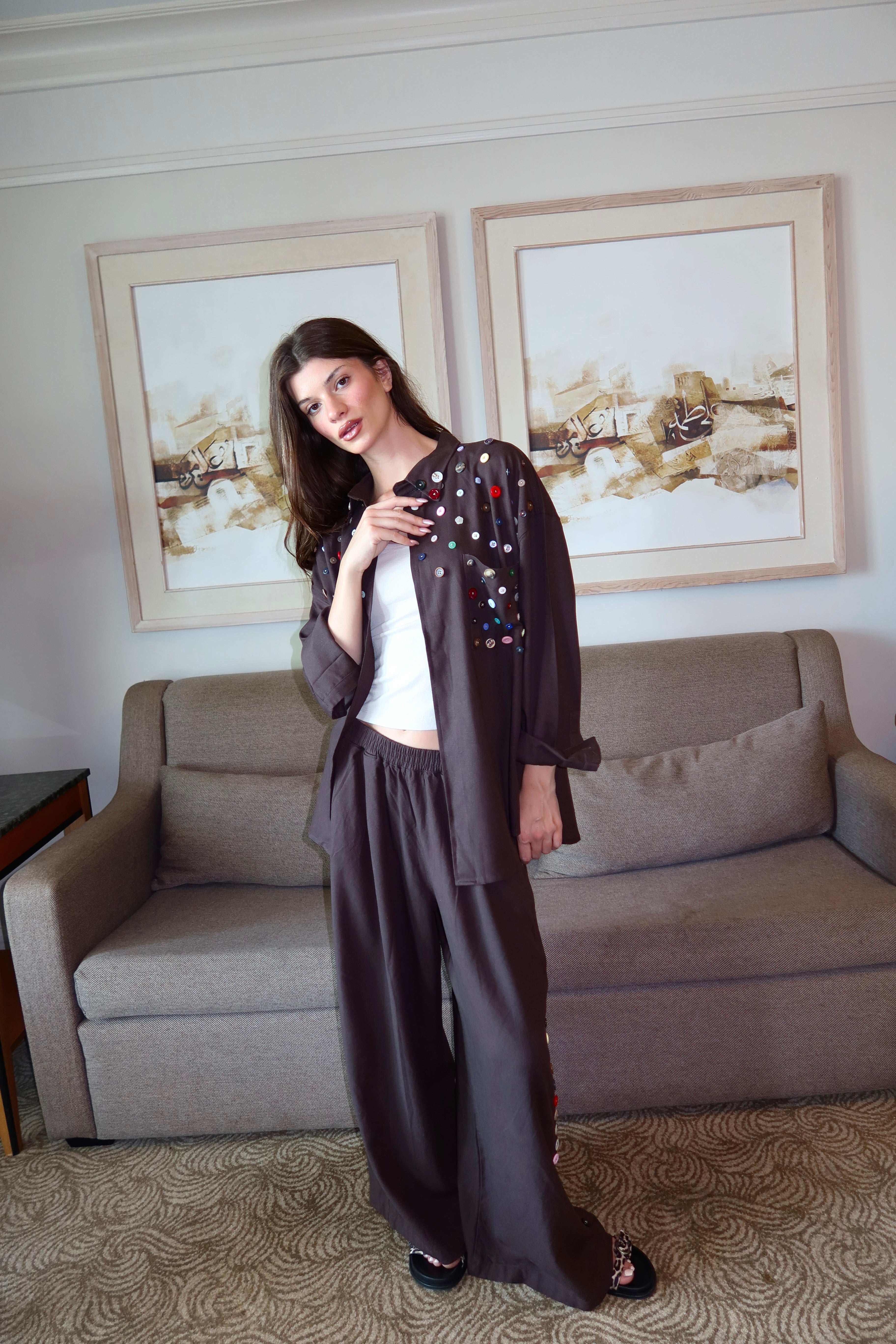 Button Extension In Chemise
