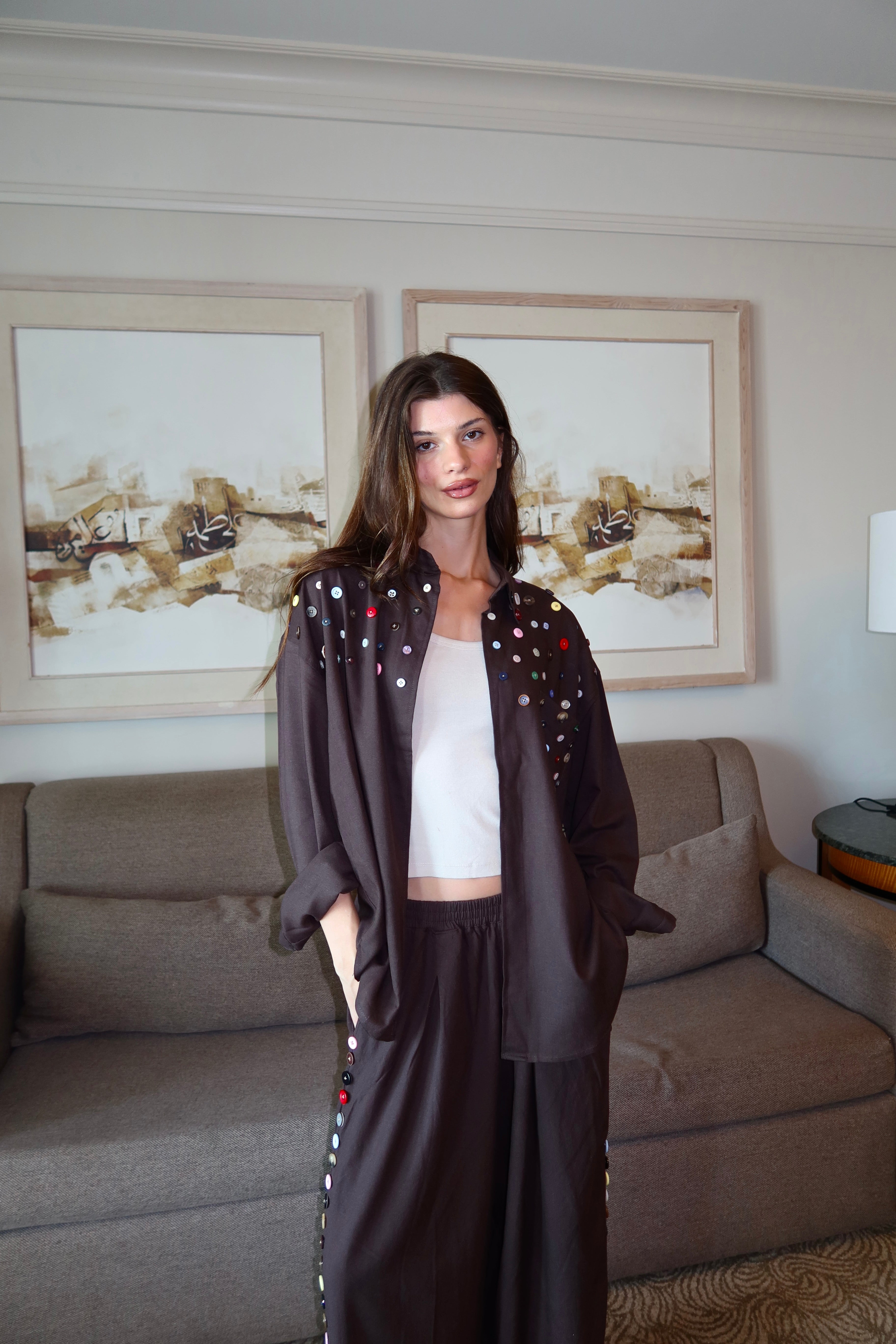 Button Extension In Chemise