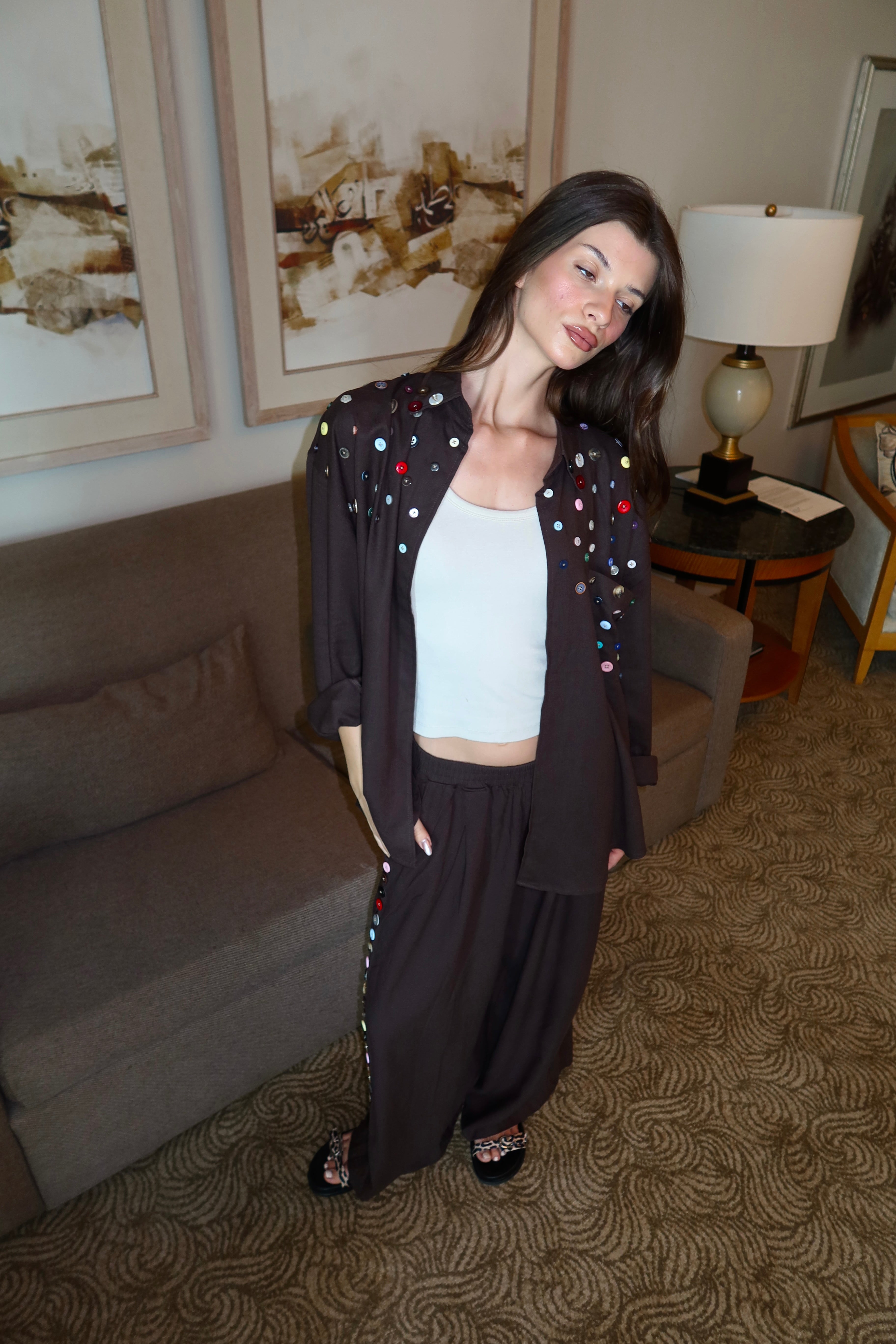 Button Extension In Chemise