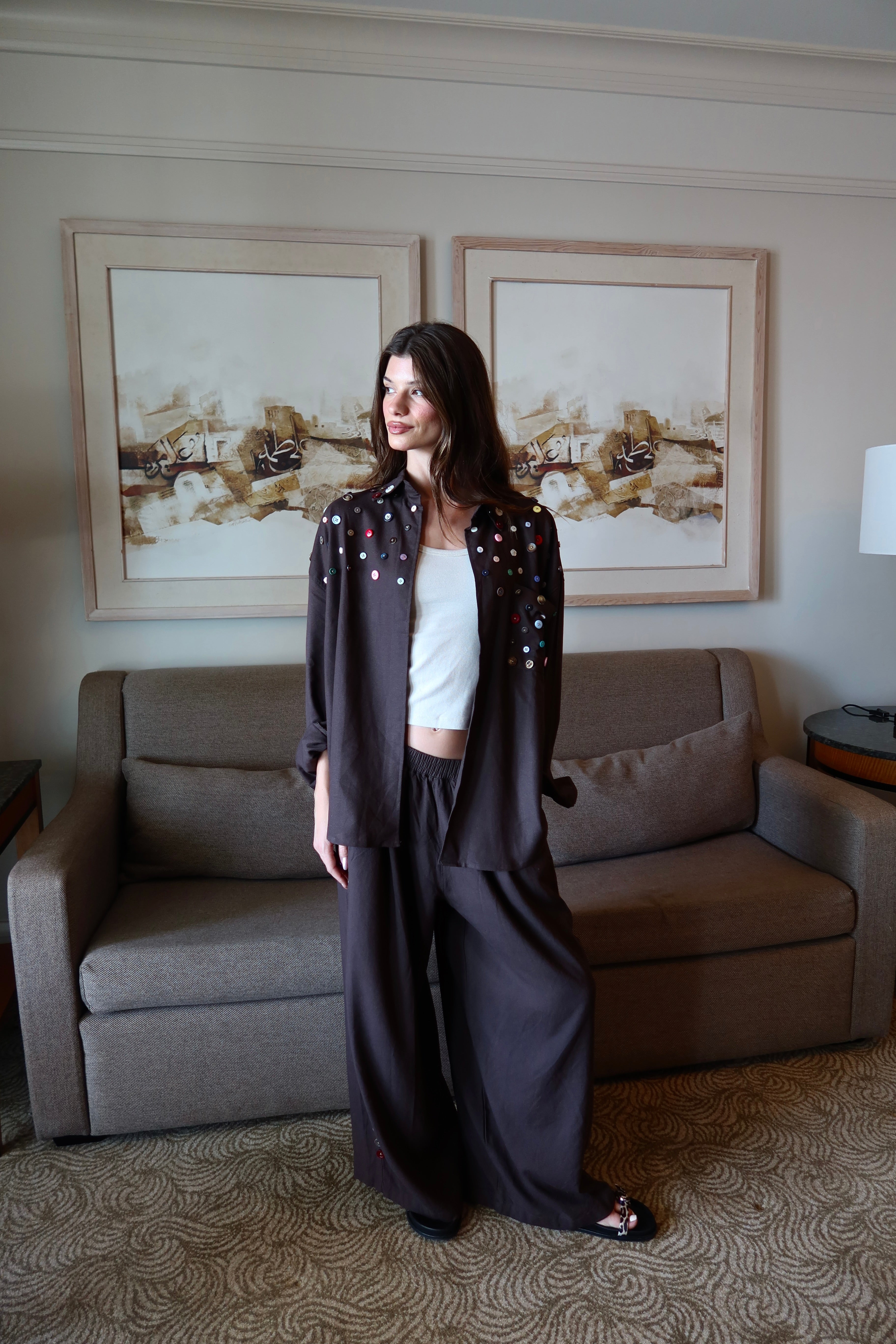 Button Extension In Chemise