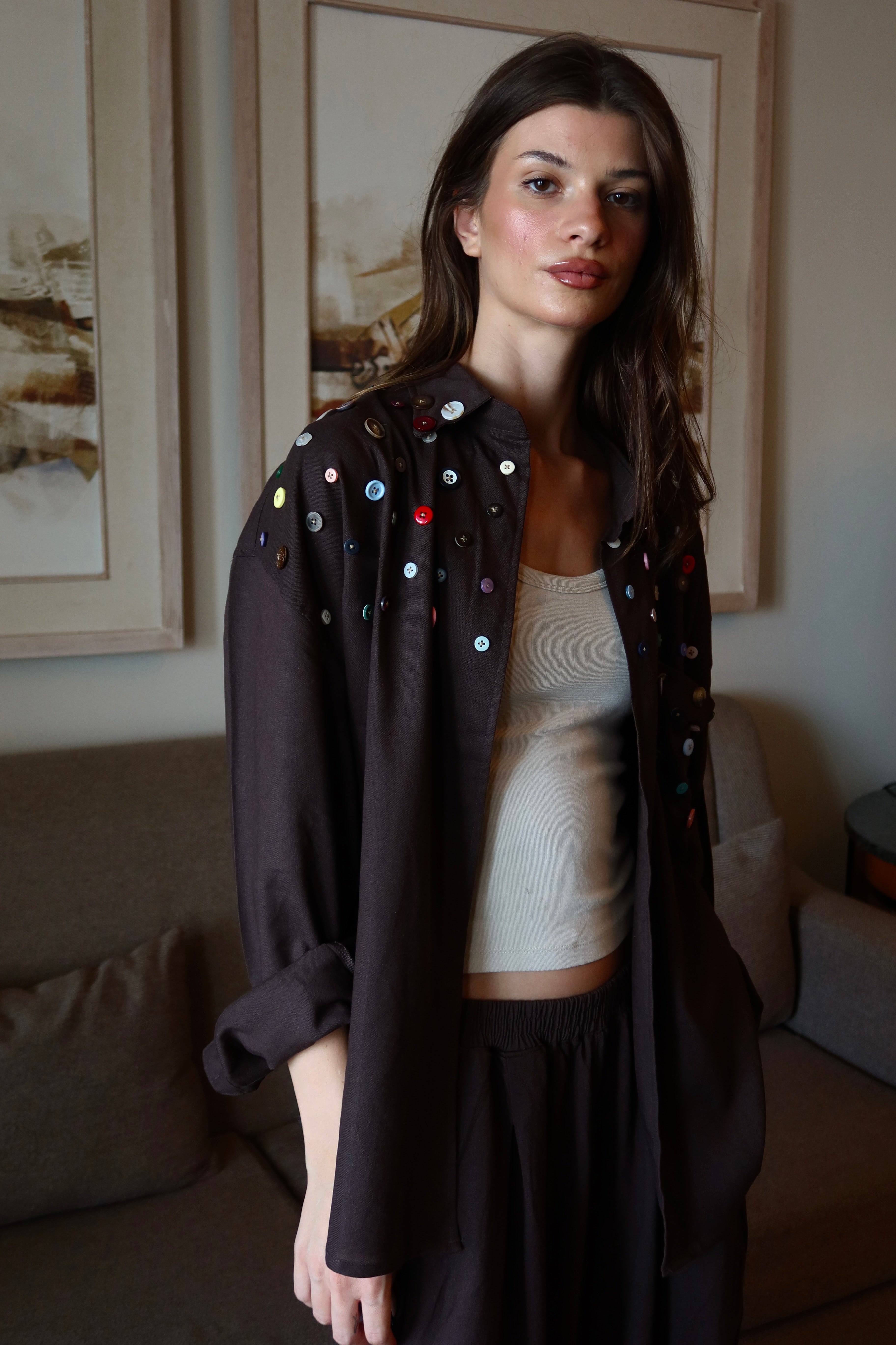 Button Extension In Chemise