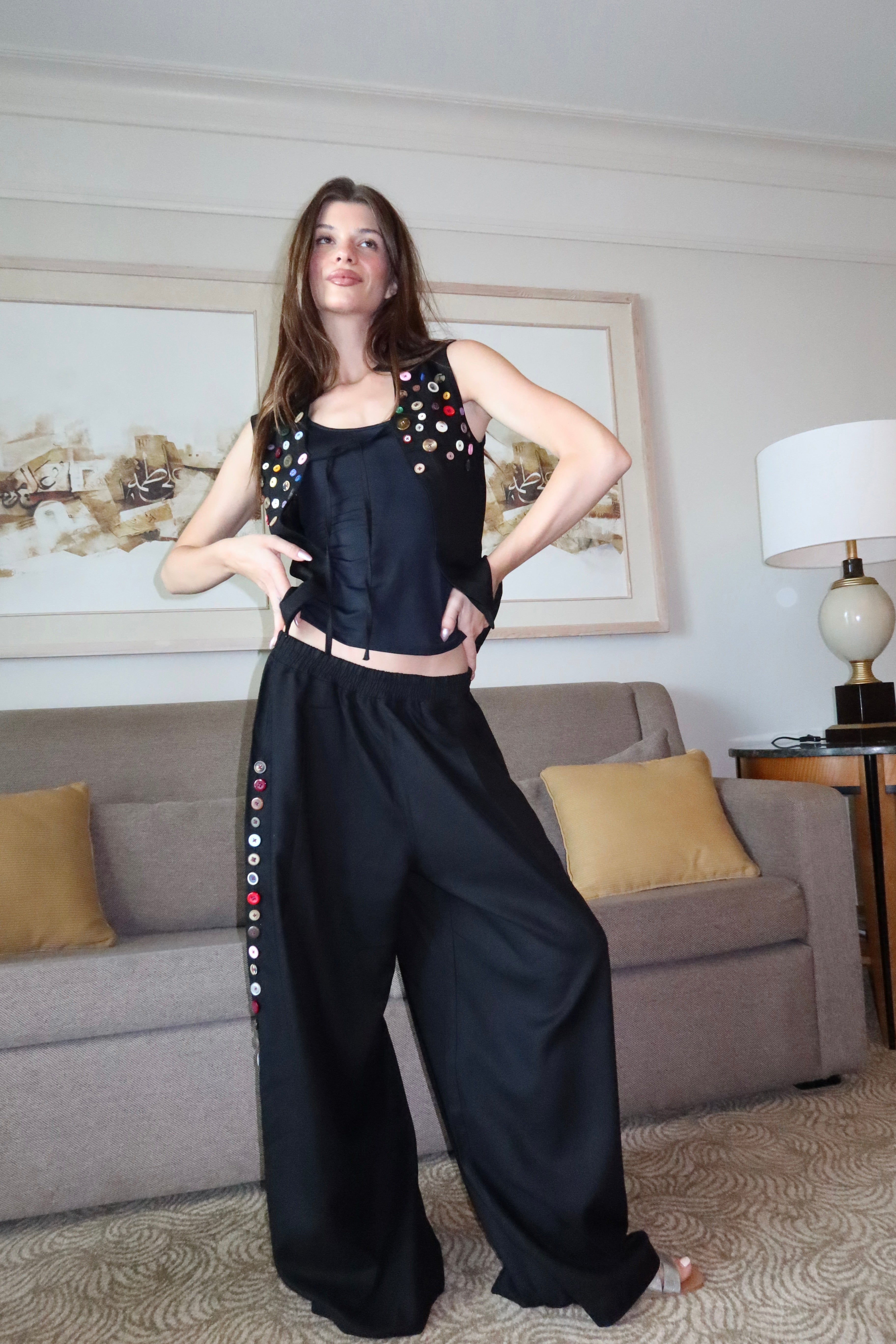 Button Extension In Vest