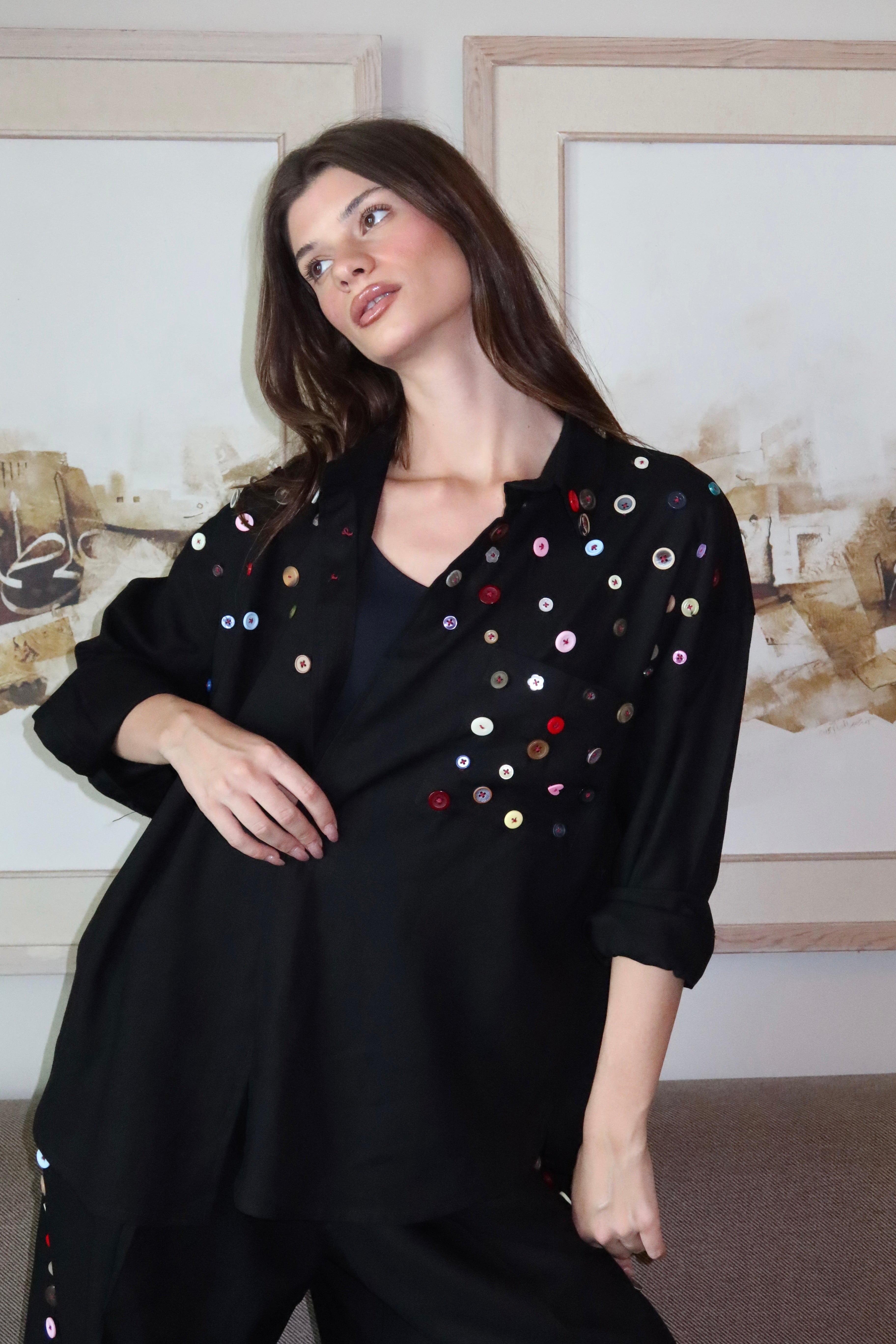 Button Extension In Chemise