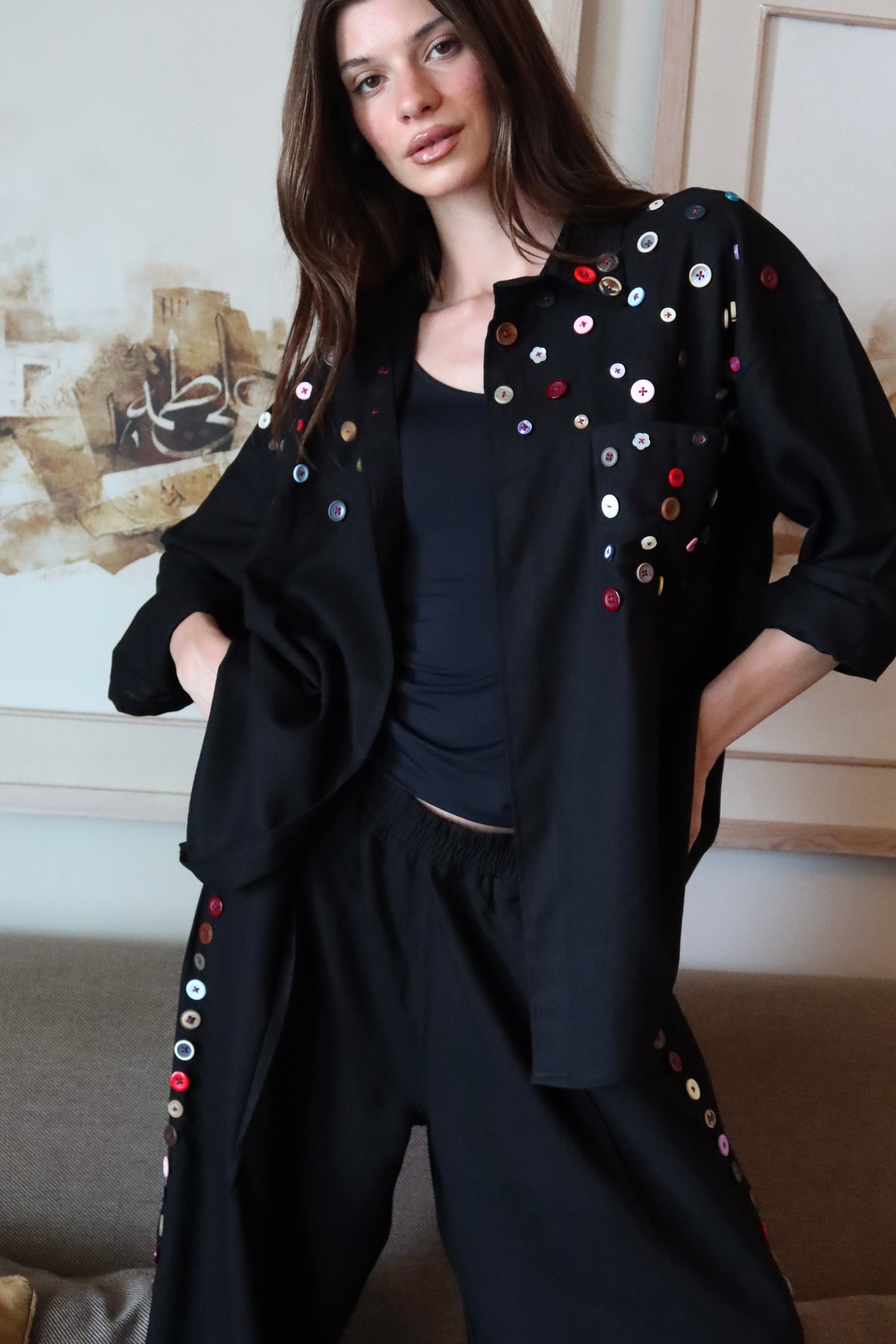 Button Extension In Chemise