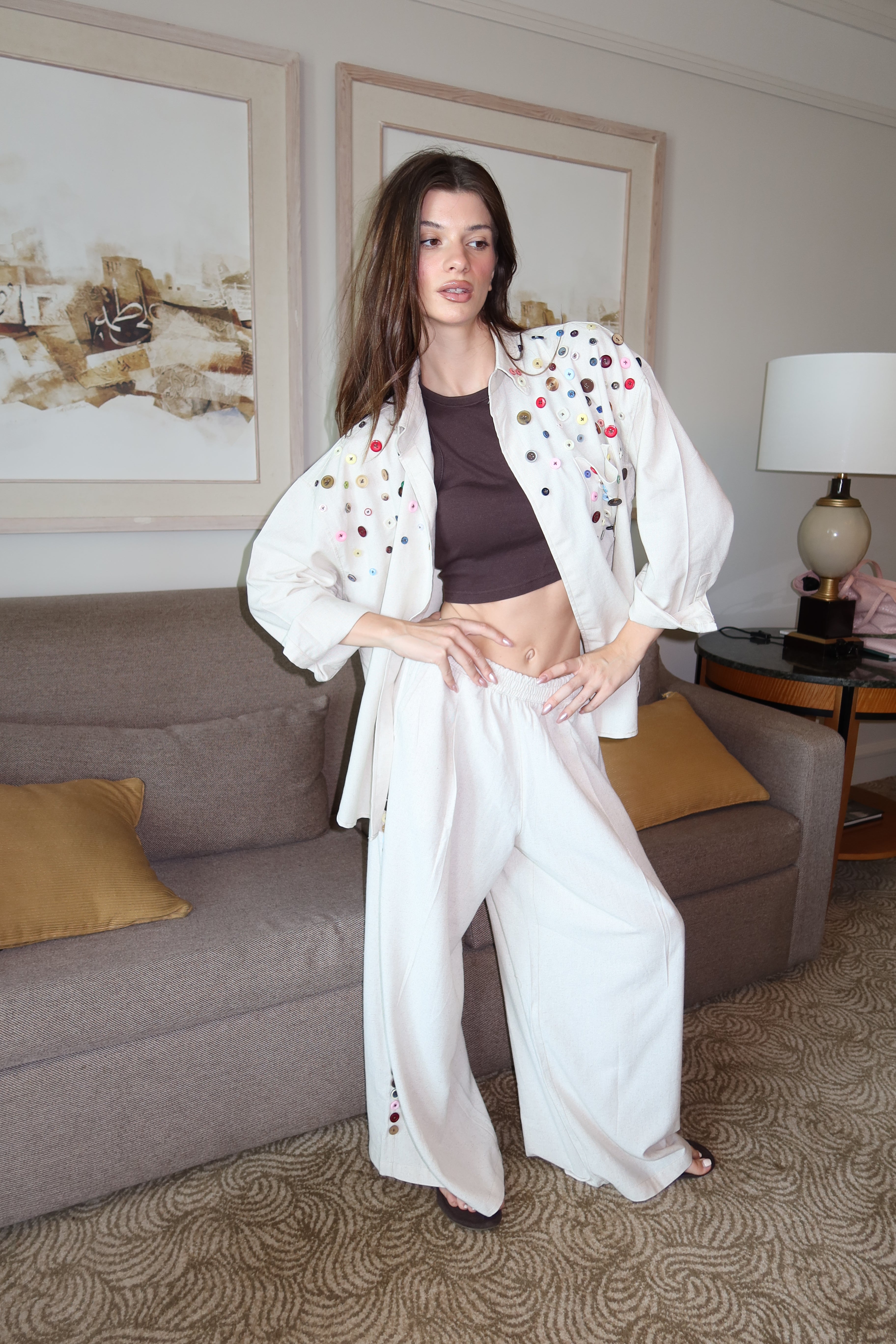Button Extension In Chemise