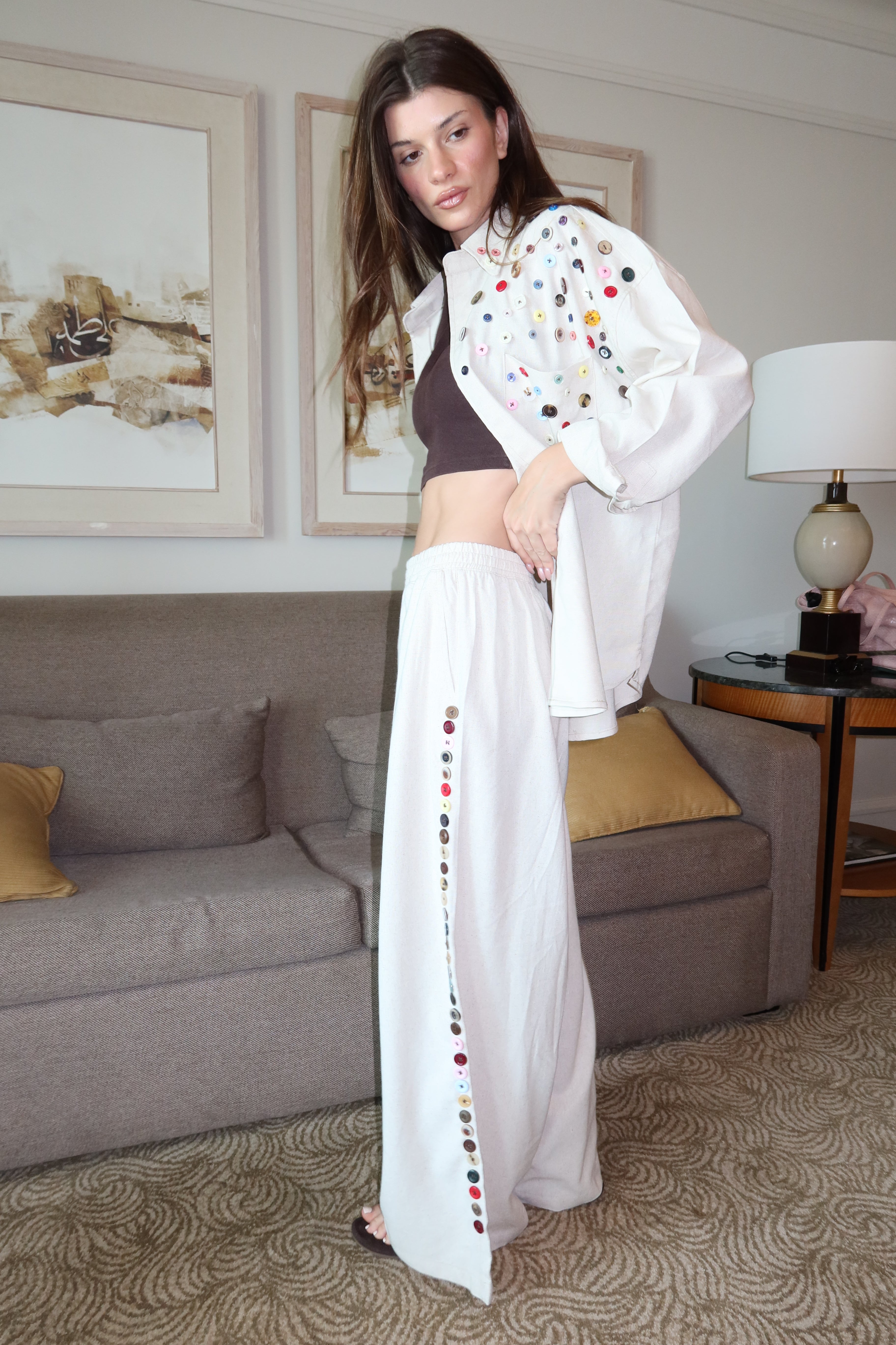 Button Extension In Chemise
