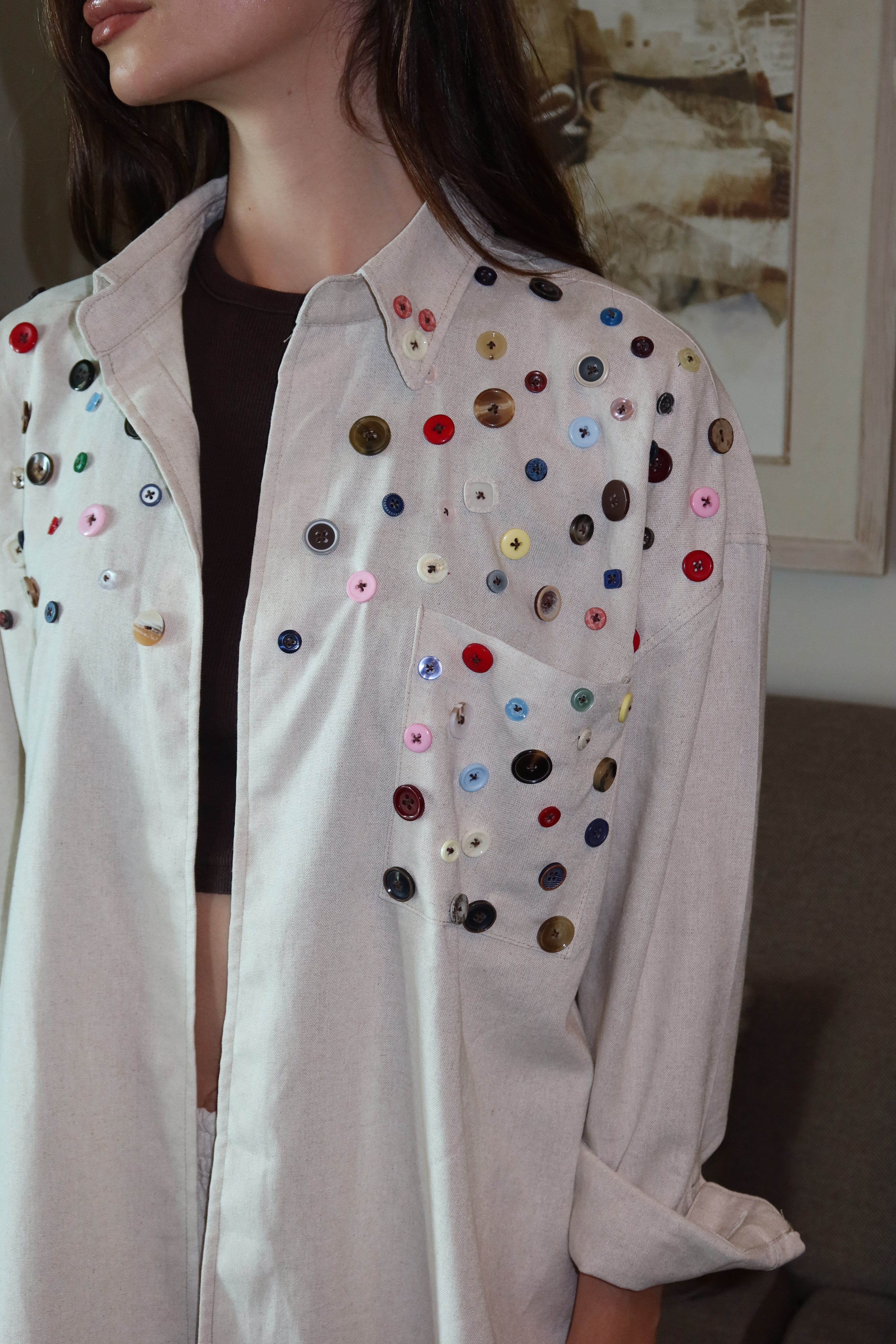 Button Extension In Chemise