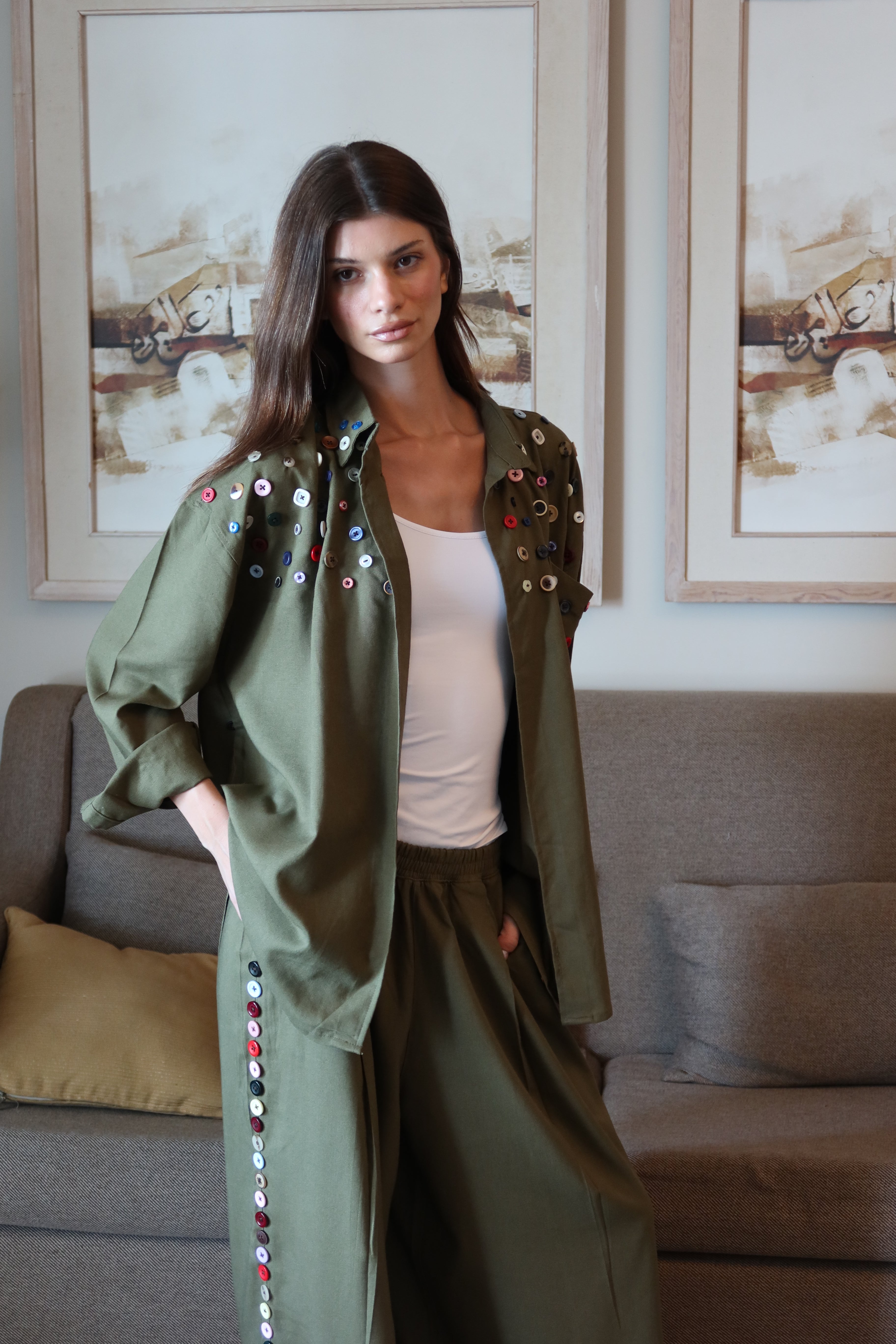 Button Extension In Chemise