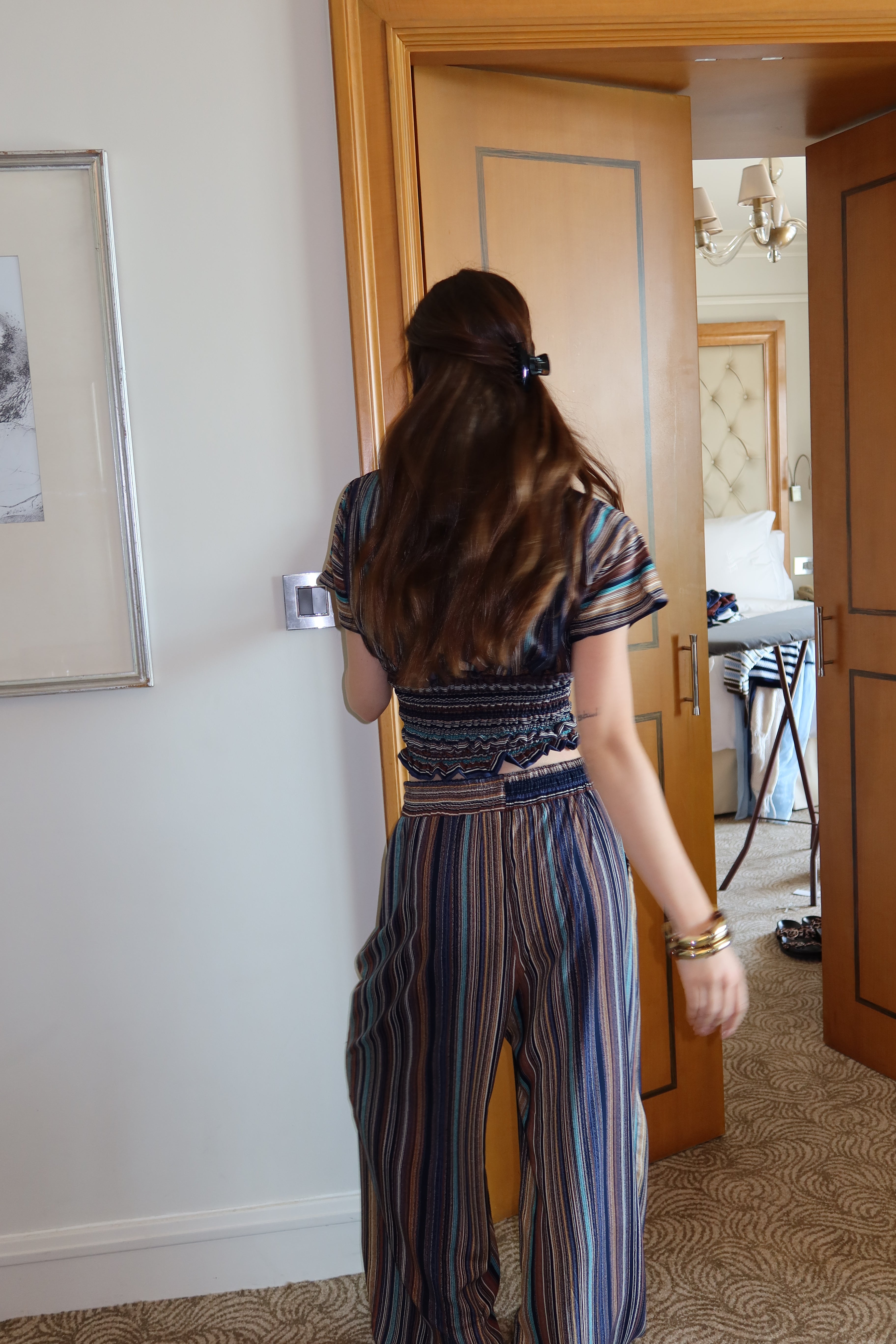 On The Go Striped Set