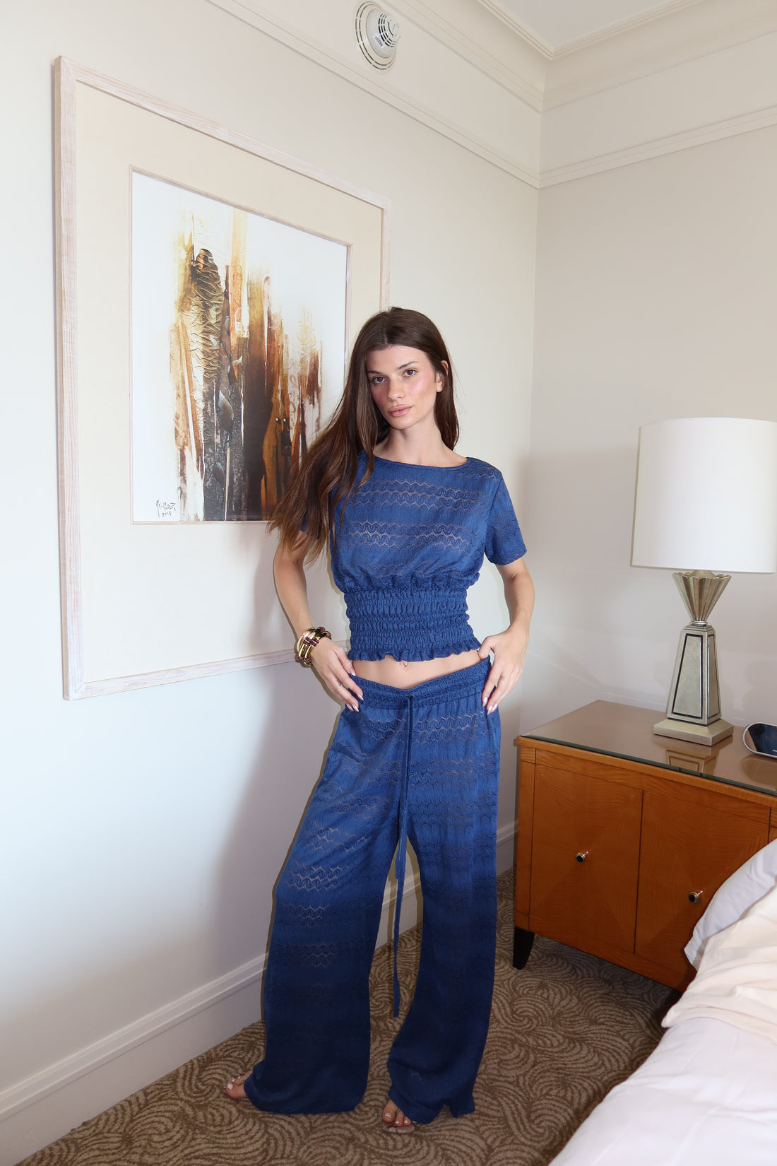 Blue Lace Set