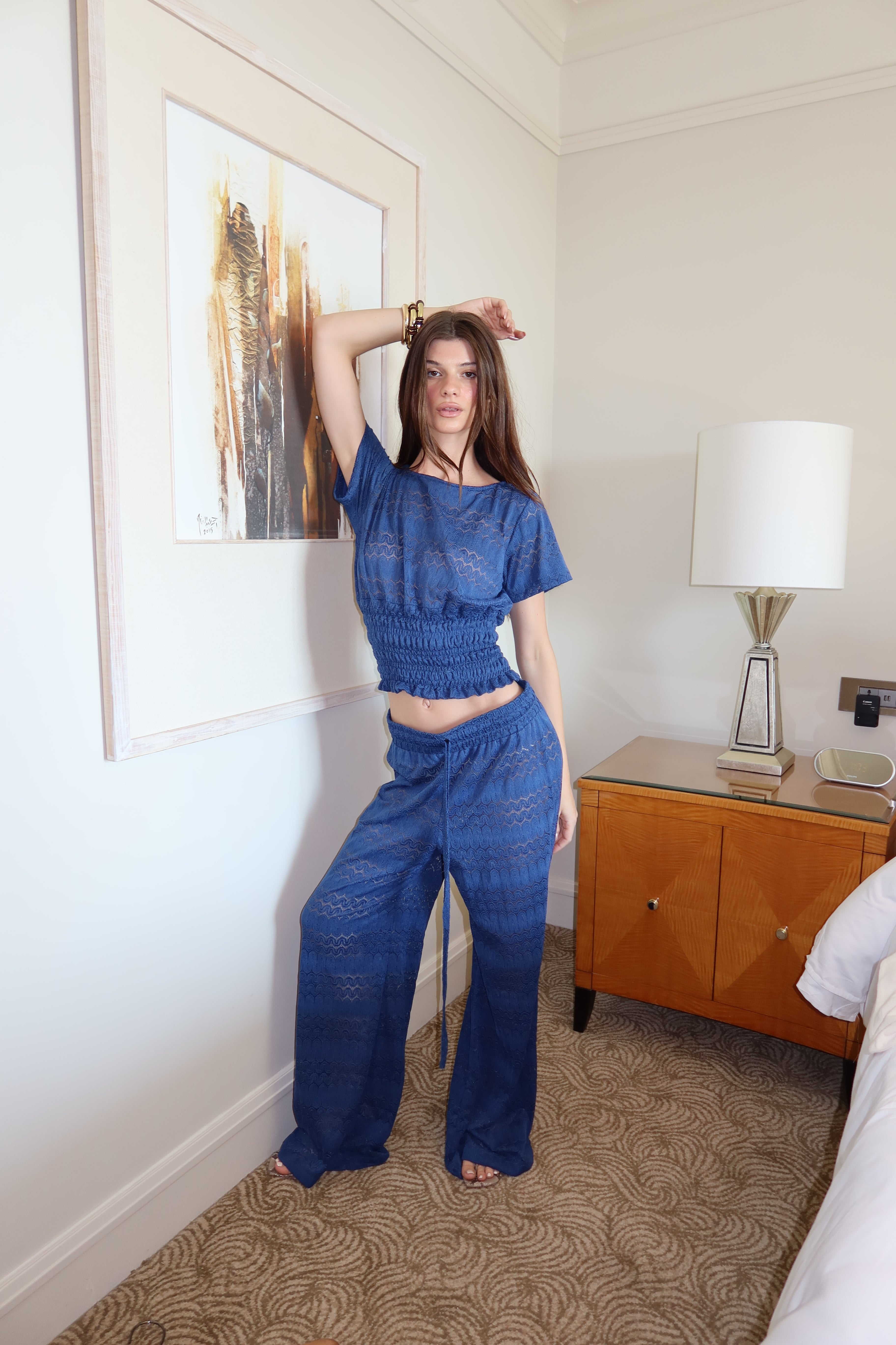 Blue Lace Set