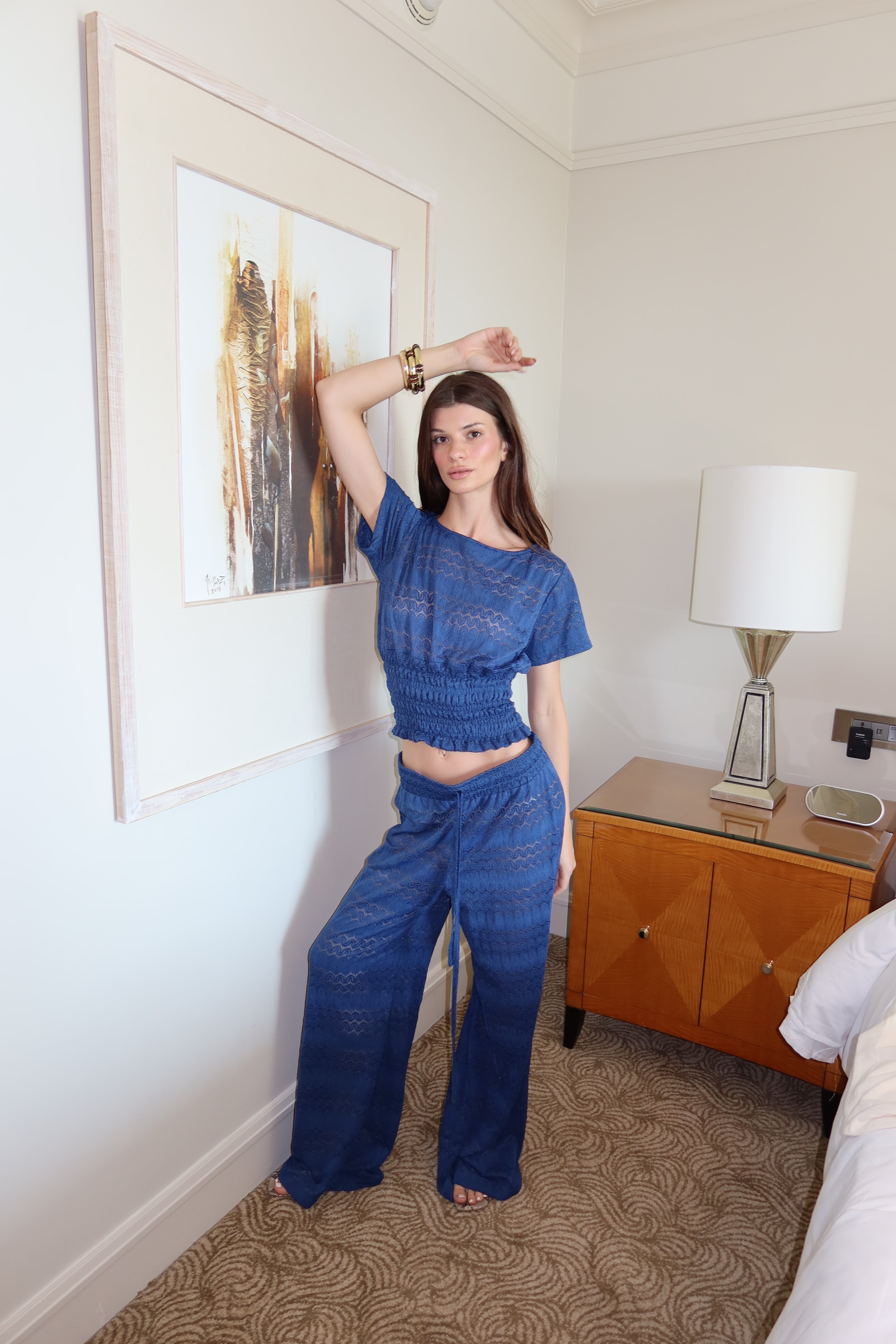 Blue Lace Set
