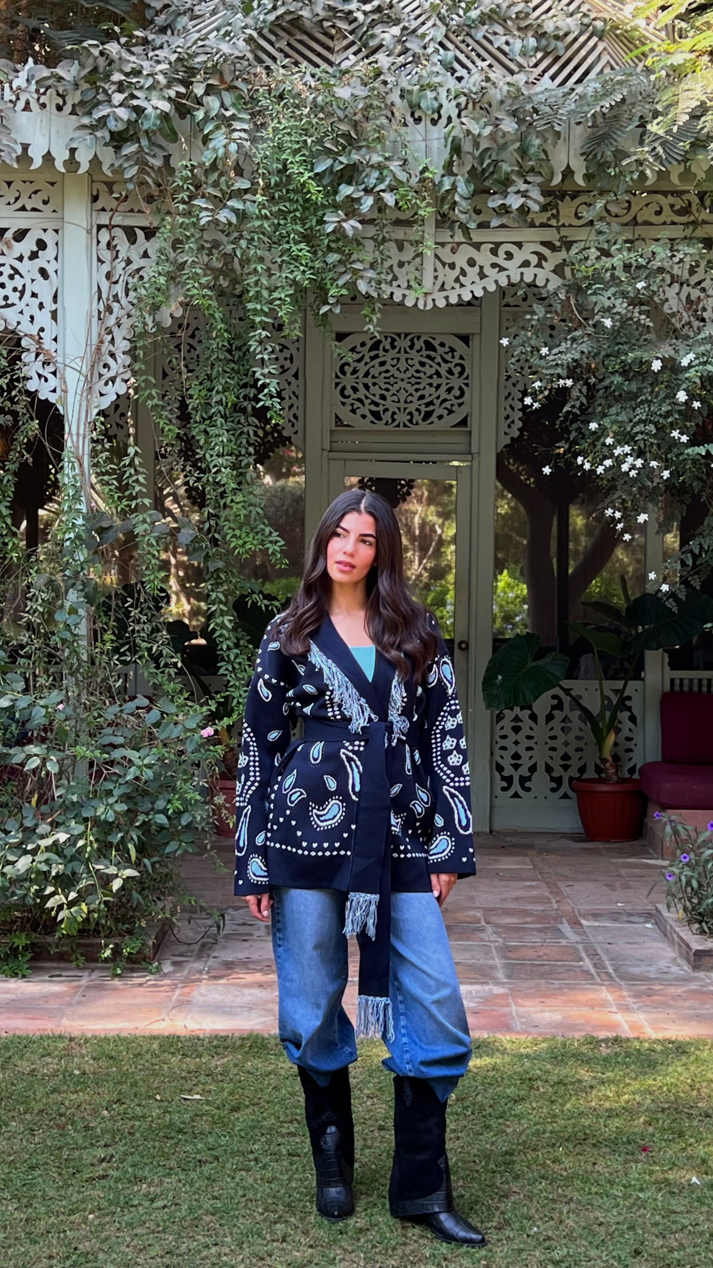 [PRE ORDER] Navy Bloom Coat