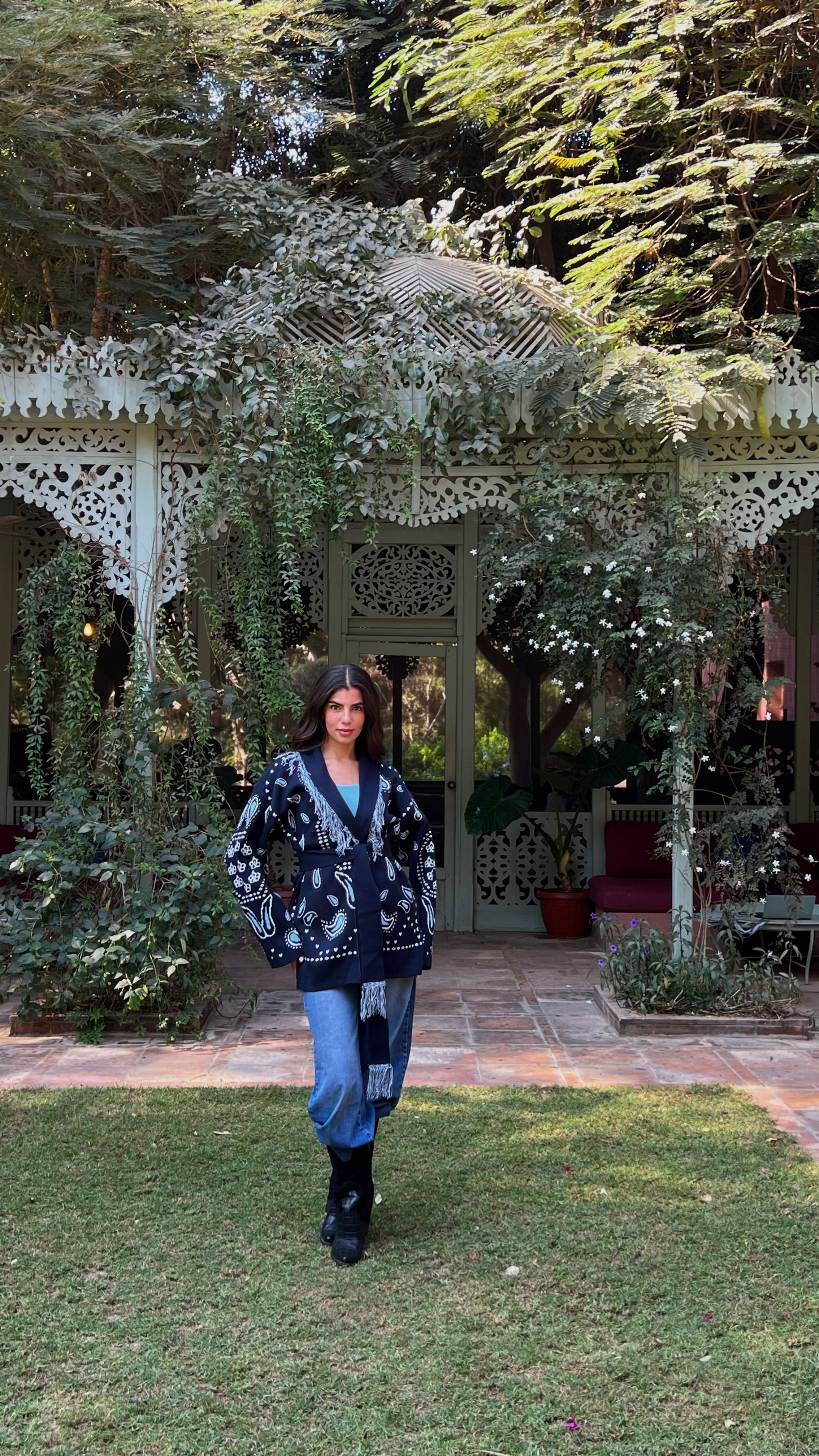 [PRE ORDER] Navy Bloom Coat