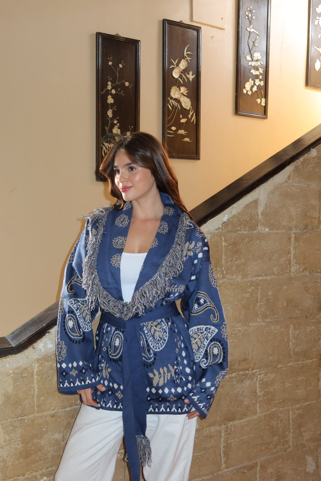 Blue Aurora Knit Cardigan