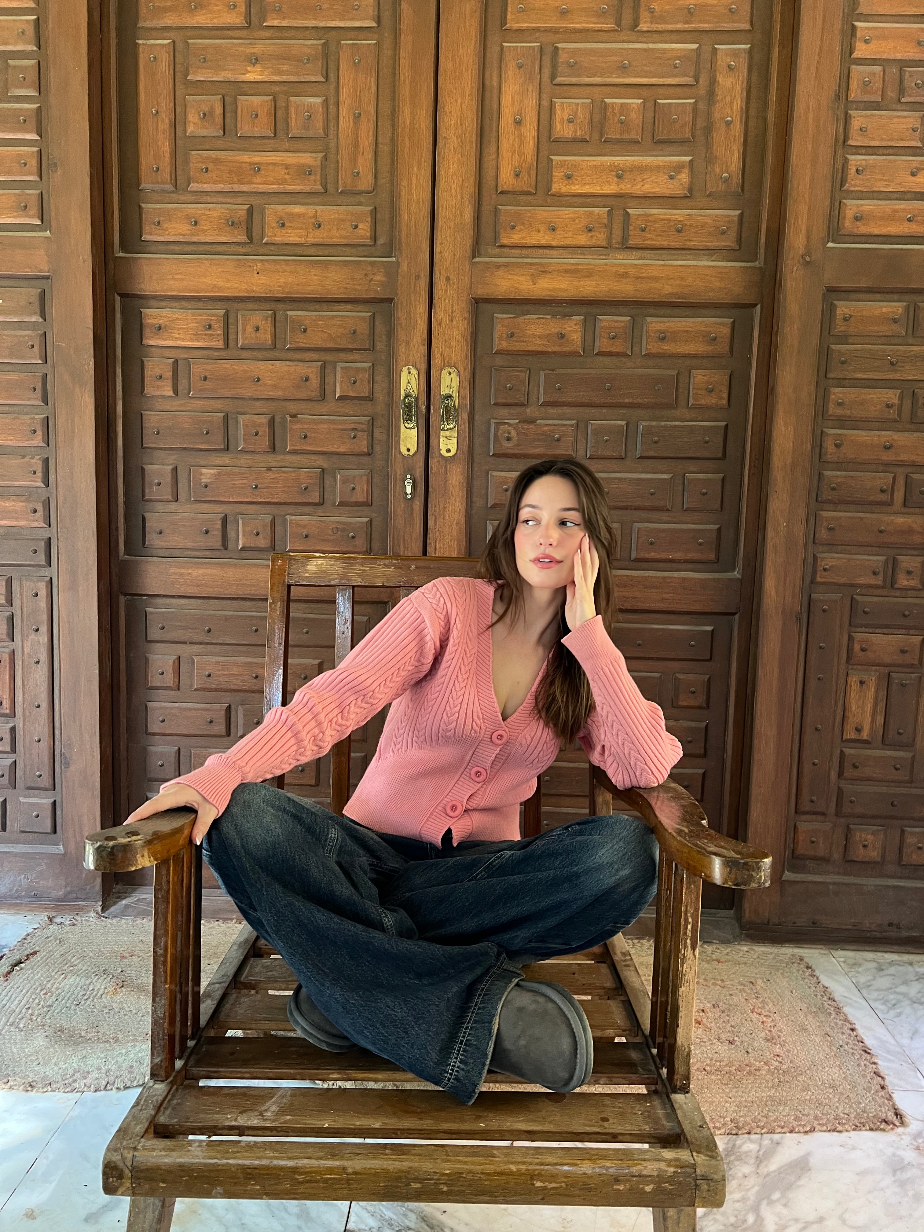 Twisted Tricot Jacket