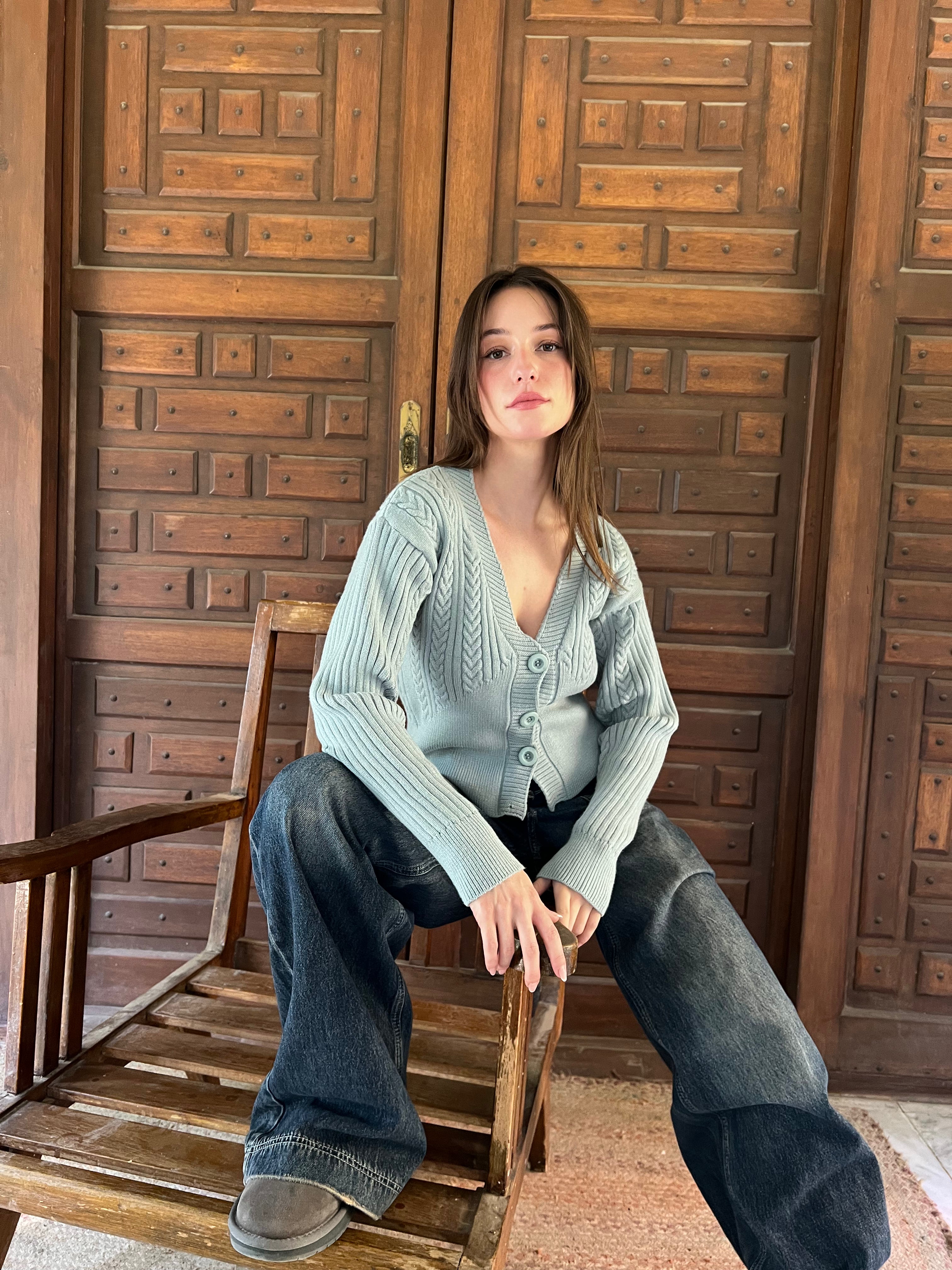 Twisted Tricot Jacket