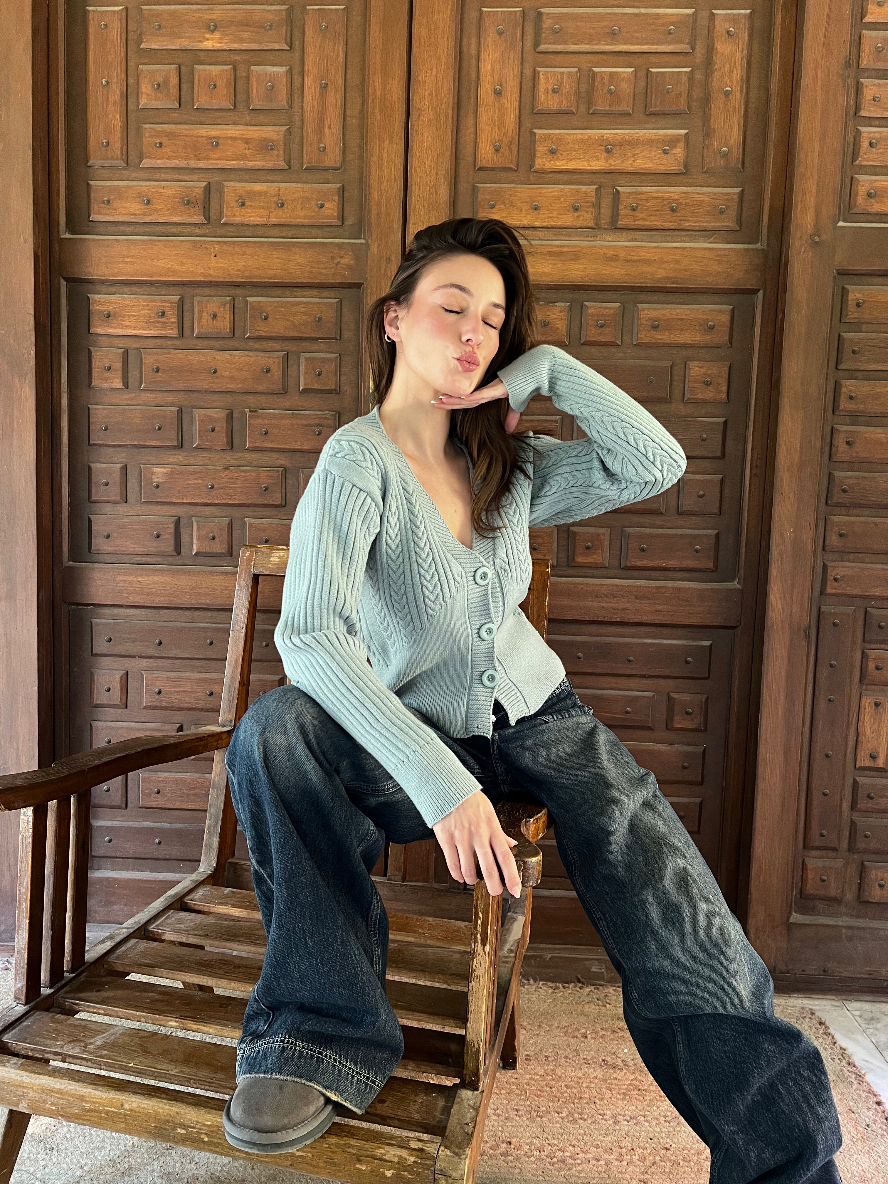 Twisted Tricot Jacket