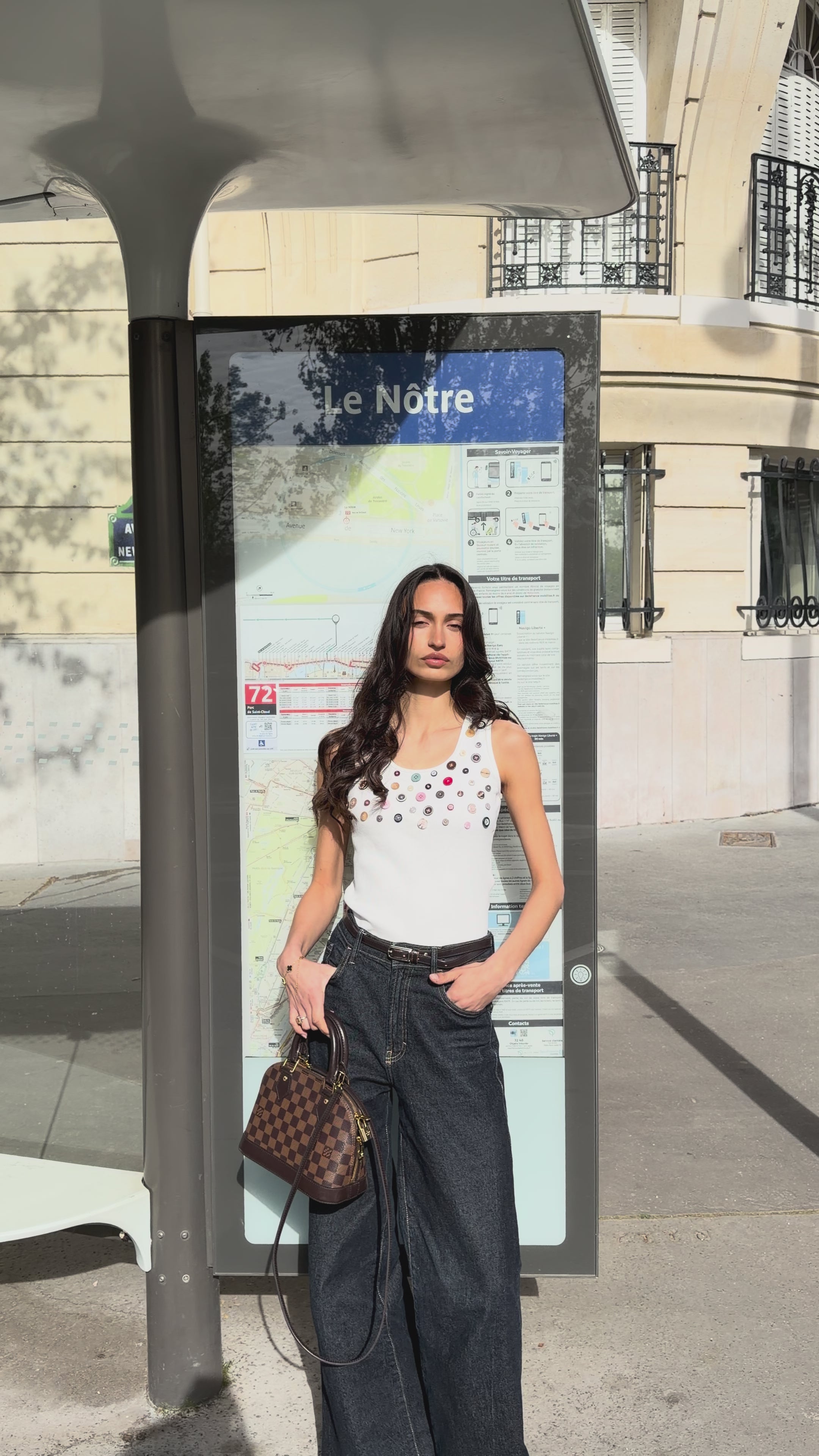 Button Embellished Top