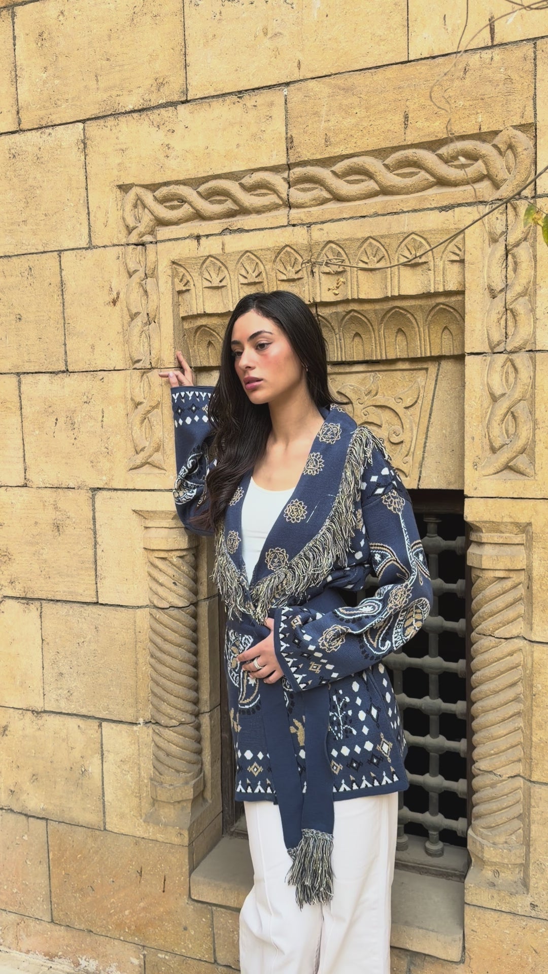 Blue Aurora Knit Cardigan