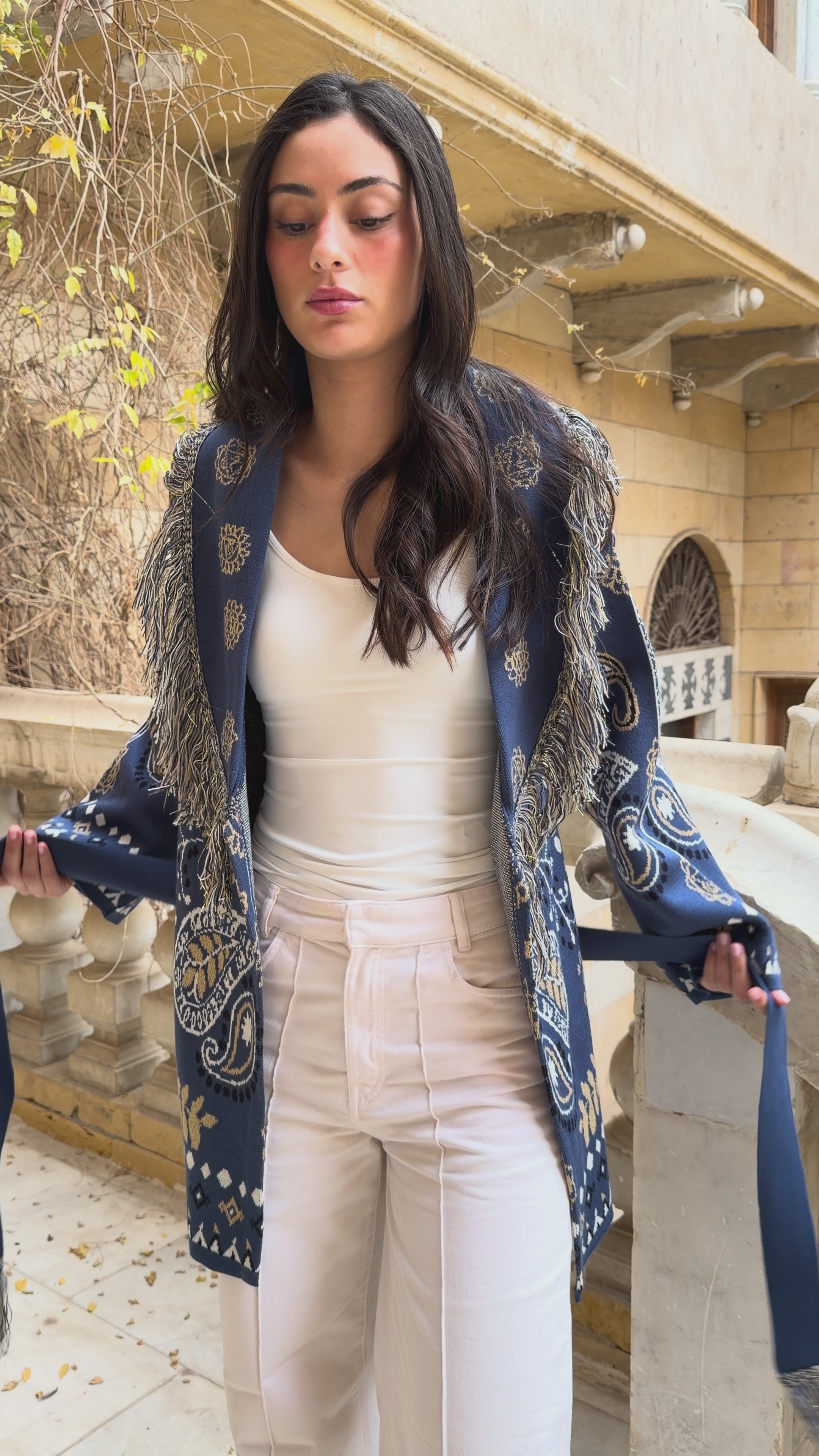 Blue Aurora Knit Cardigan